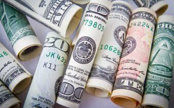 money laundering dollar bills